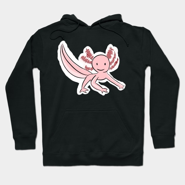 Gerald the Axolotl Hoodie by Haphazardly-E